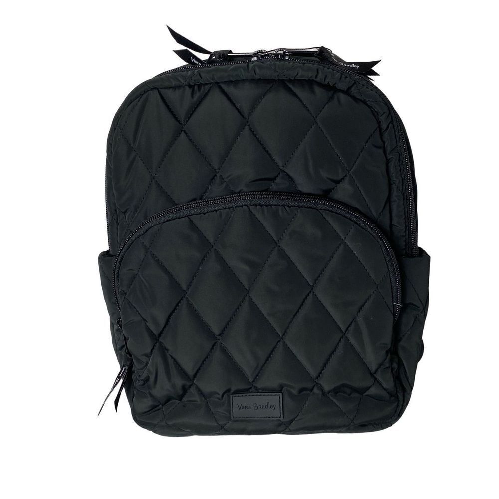 VERA BRADLEY ULTRALIGHT SMALL COMPACT BACKPACK - BLACK